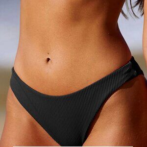 Berlook Black Low Waisted Bikini Bottom